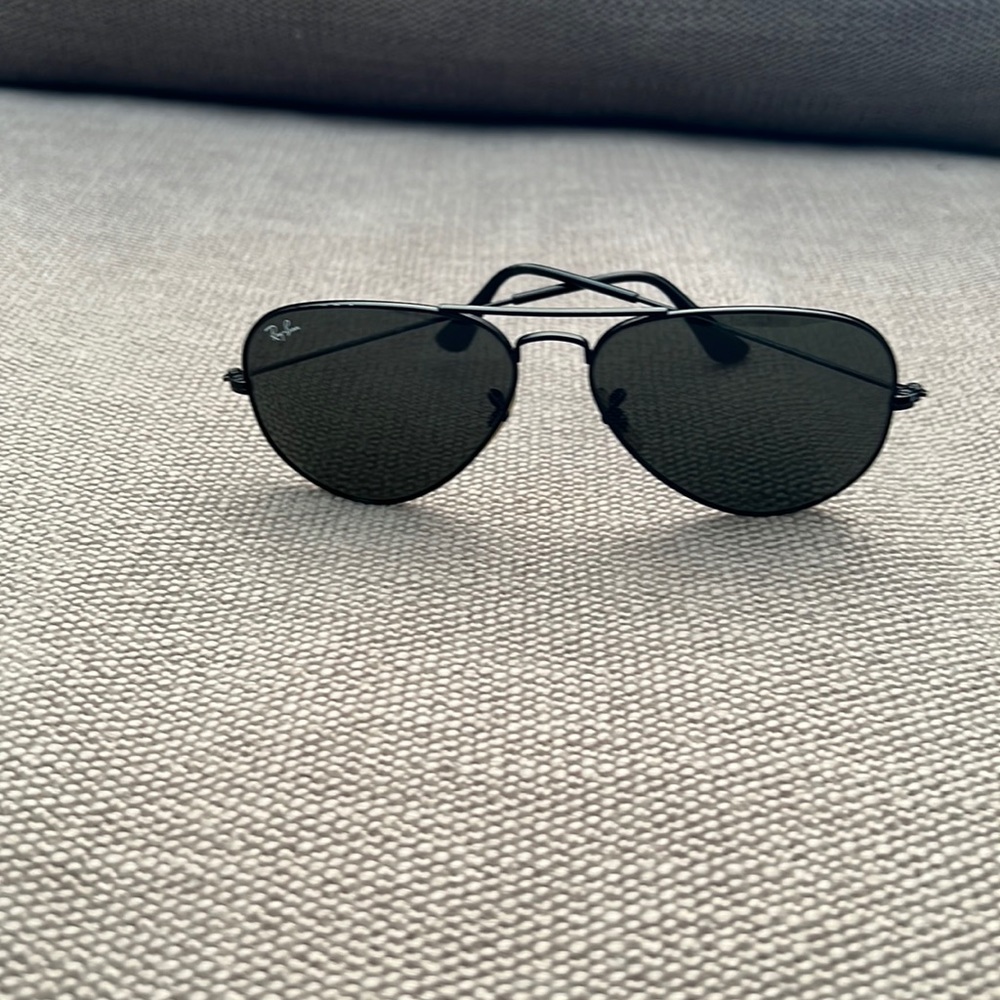 Black on black ray bans